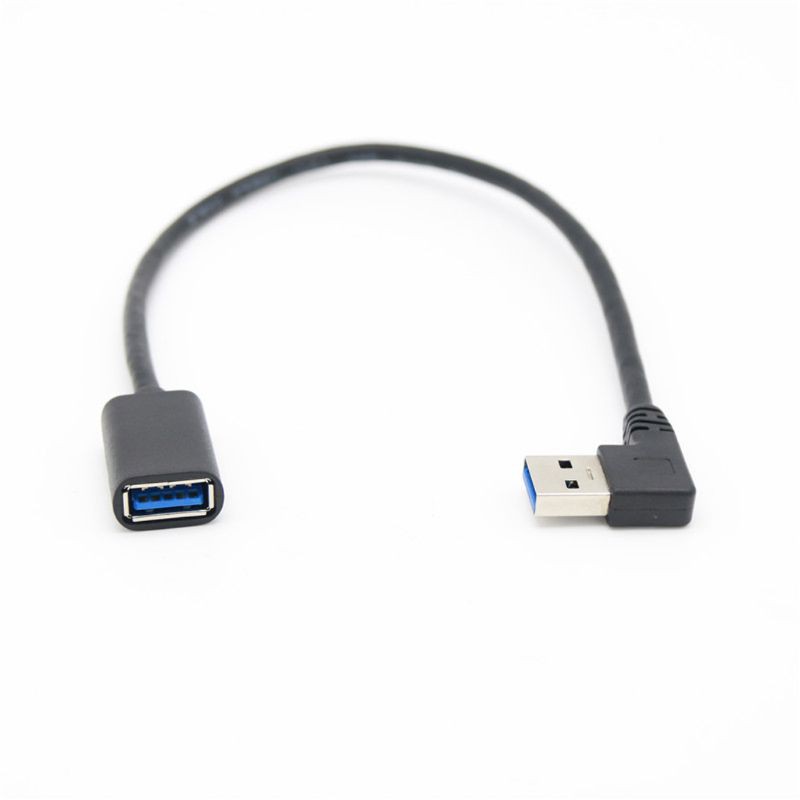 Dây cáp nối dài usb 3.0 bẻ góc 90 độ 30cm / 60cm tiện lợi