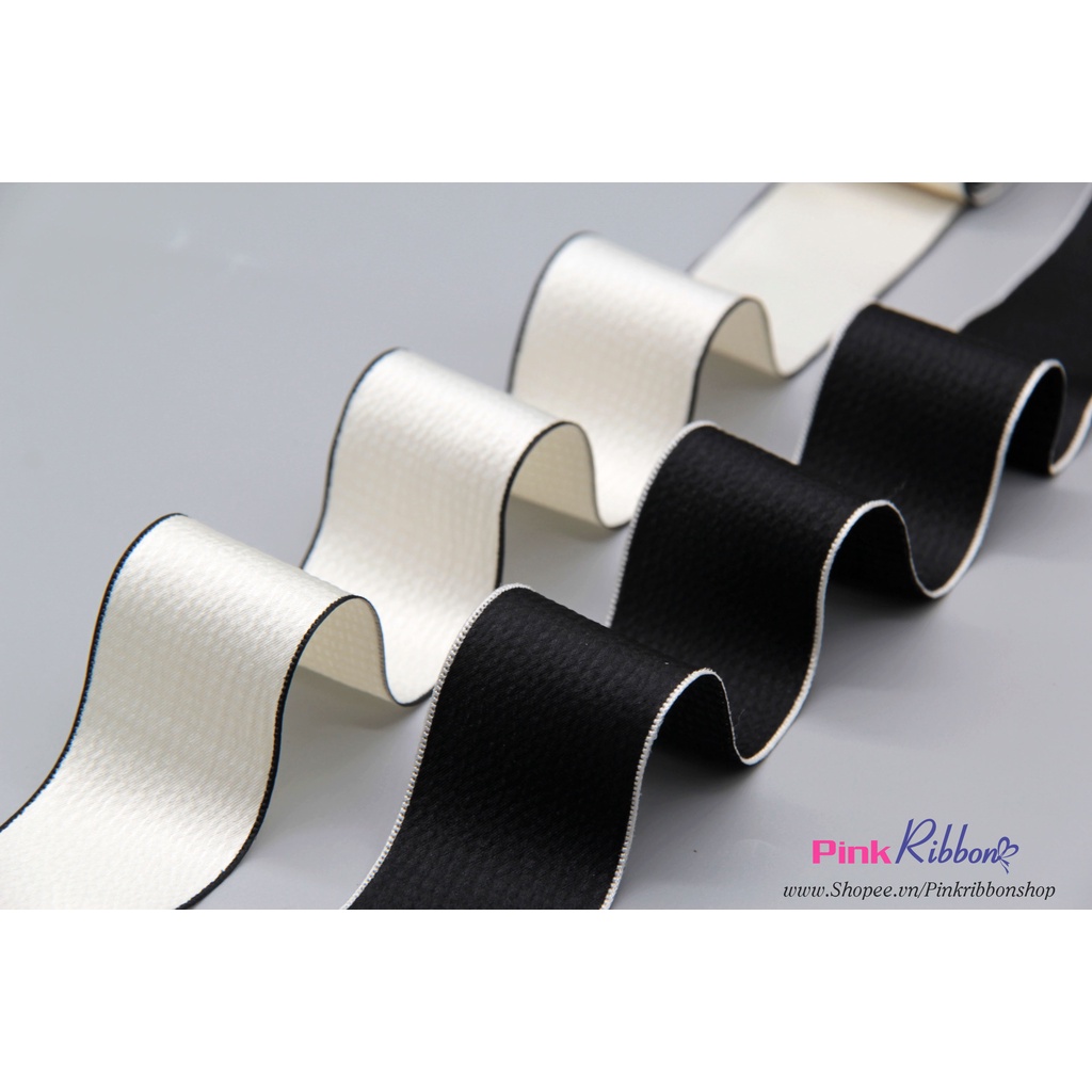 RB lụa xốp - lụa trơn cỡ 38mm