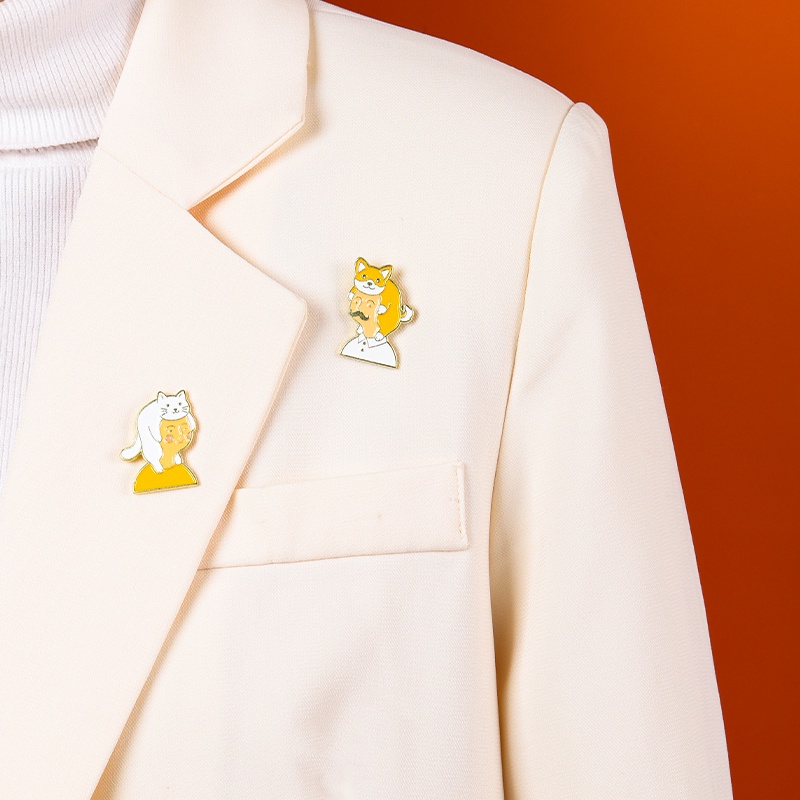 Ghim Cài Áo Hình Động Vật Đáng Yêu