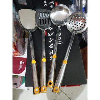 Bộ dụng cụ nấu bếp 4 món inox