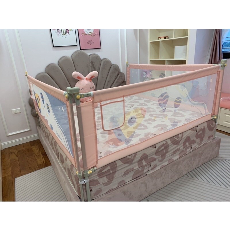 MẪU MỚI 2022- THANH CHẮN GIƯỜNG BABY SMILES 60CM - 90CM