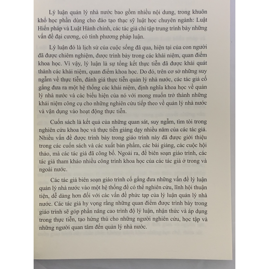 Sách - Lý Luận Quản Lý Nhà Nước