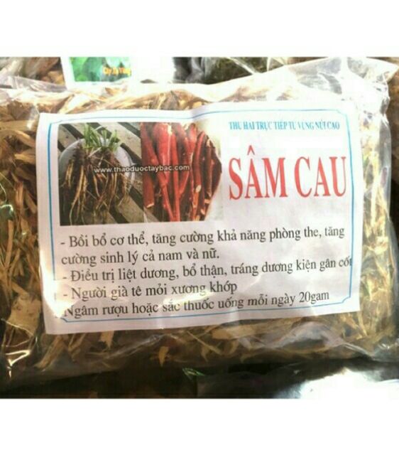 Sâm Cau Đỏ rừng xô [1kg] chuẩn cau đỏ rừng