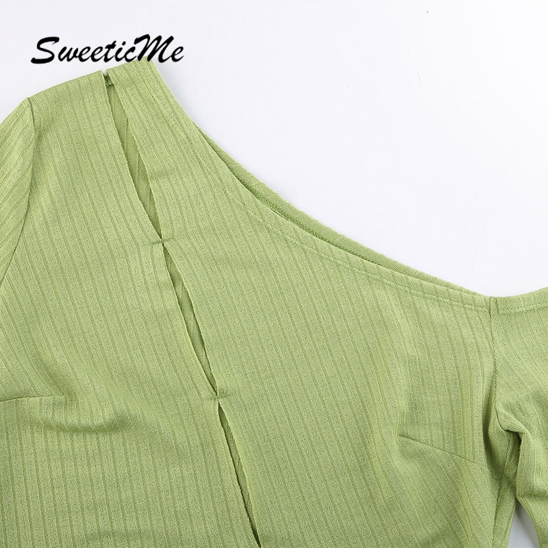 Áo Thun Tay Dài Lệch Vai Thiết Kế Mới Cho Nữ | BigBuy360 - bigbuy360.vn