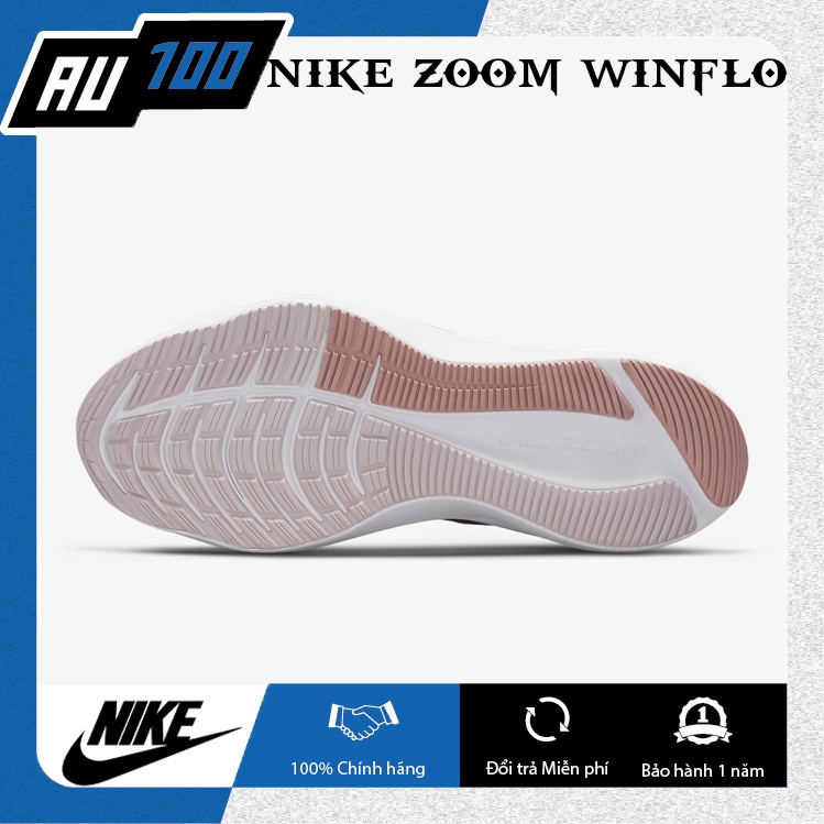 [AU100] Giày Nike Zoom Winflo Nữ chính hãng CW3421-500  [trọng lượng nhẹ, thiết kế cực kì mượt mà và tinh tế]