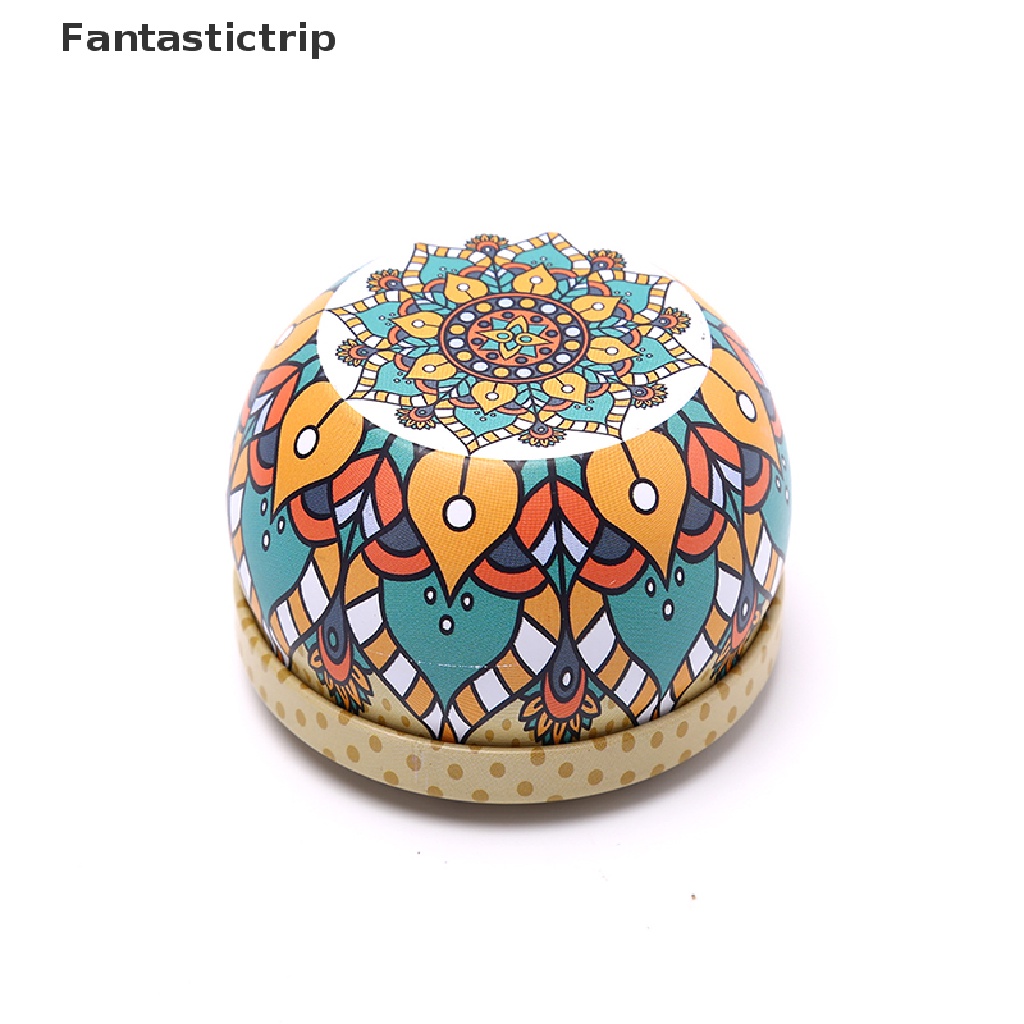 Hộp Đựng Trà / Cà Phê Họa Tiết Hoa Phong Cách retro