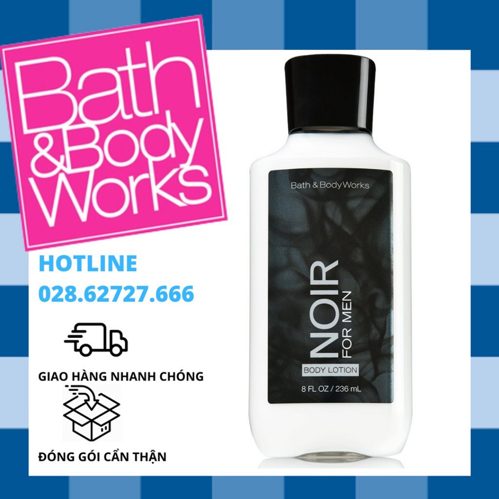 Sữa Dưỡng Thể Dành Cho Nam Bath And Body Works - Noir Body Lotion For Men (236ml)