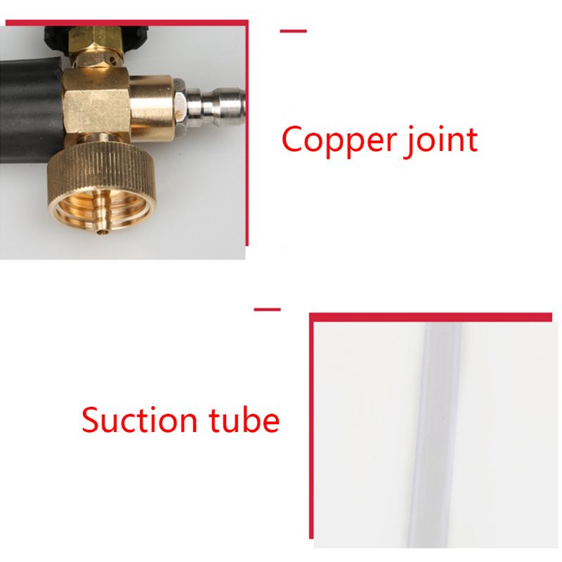 Bình xịt bọt tuyết rửa xe hơi áp suất cao 1/4&quot;