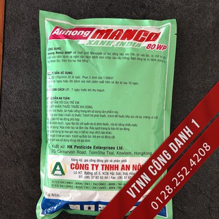 Thuốc trừ bệnh Mancozeb xanh 80WP