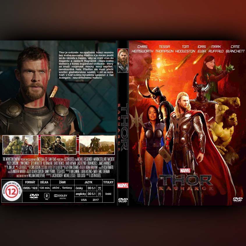 Đĩa Dvdfilm: Thor 3 - Ragnarok (2017)