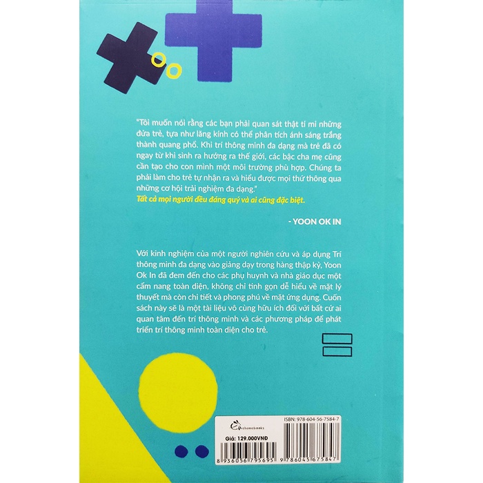 Sách nuôi dạy con - Trí thông minh đa dạng của trẻ - Tác giả Yoon Ok In