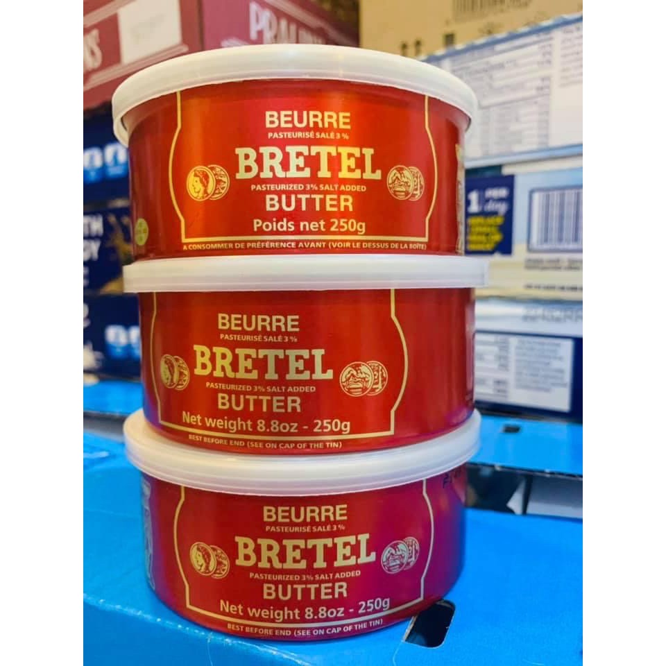 BƠ ĐỒNG TIỀN - BRETEL BUTTER 250G / PHÁP
