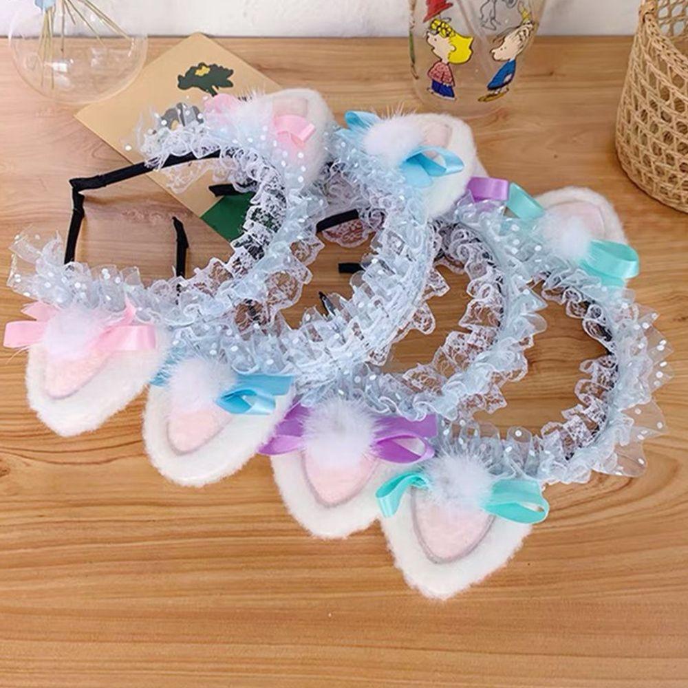 MXGOODS Băng Đô Nhung Lông Phong Cách Lolita Dễ Phối Đồ Dành Cho Nữ