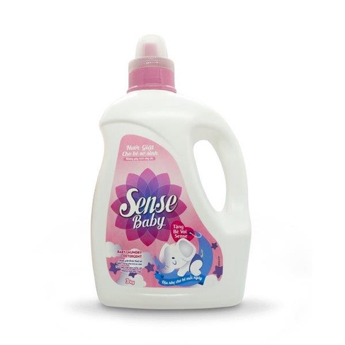 Nước giặt sense baby cao cấp 3kg - chuyên cho da em bé - ảnh sản phẩm 3