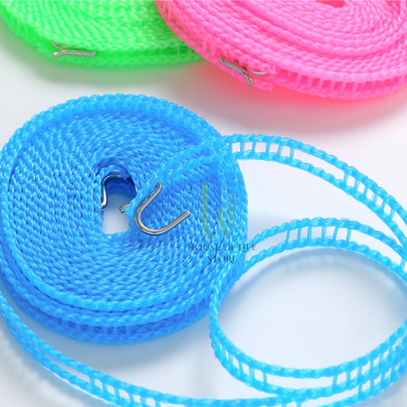 Dây phơi quần áo đa năng chống dồn thông minh, chất liệu bền màu sắc đẹp - House of life Store