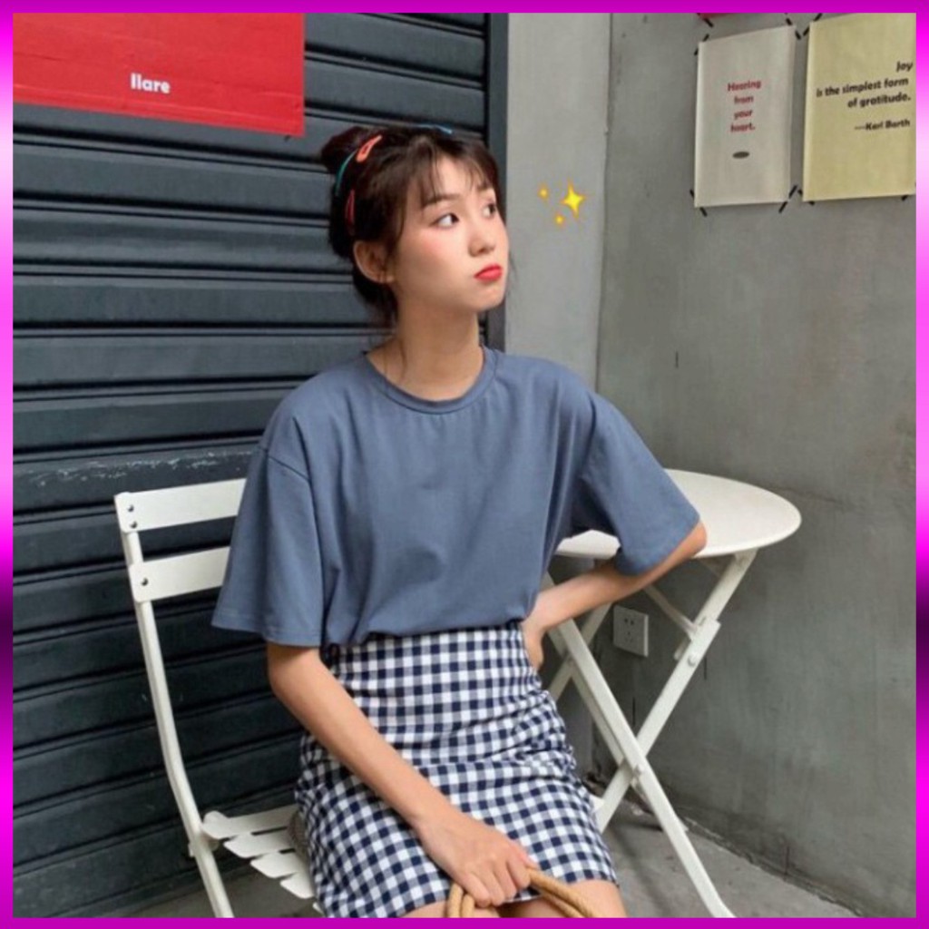 Áo Thun Tay Lỡ Basic Nhiều Màu Siêu Hot🍁 Unisex nam nữ đều mặc được | BigBuy360 - bigbuy360.vn