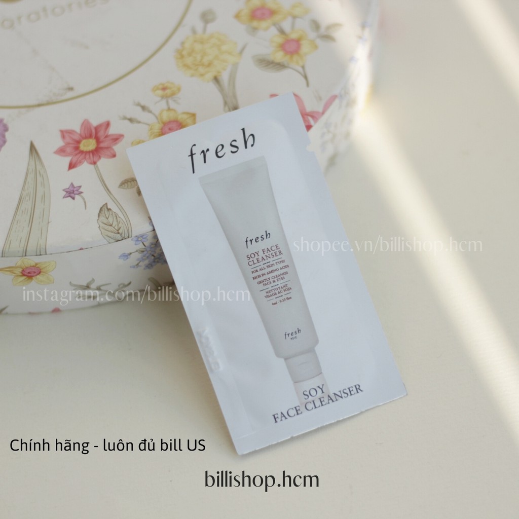 Sample 4ML - Sữa Rửa Mặt FRESH Soy Face Cleanser
