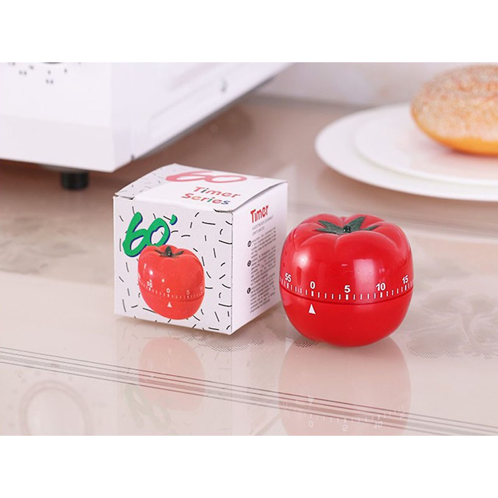 Đồng hồ làm việc Pomodoro (Màu Đỏ)