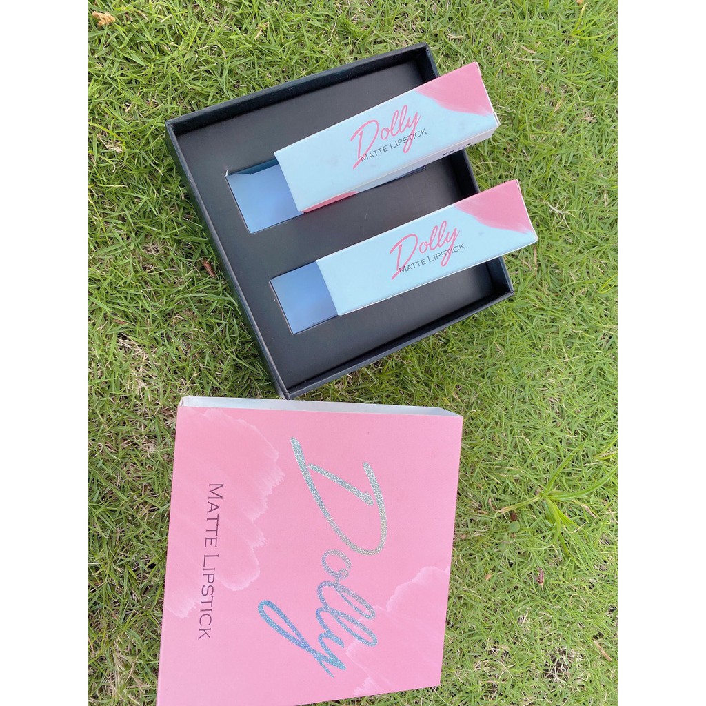 Hot Hot! [Đỏ Đất ] Son Sáp Phủ Phấn Dolly Không Chì Màu Đỏ Đất | BigBuy360 - bigbuy360.vn