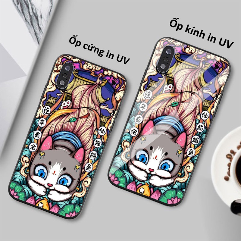 🌸 Ốp lưng phong thủy hình Mèo Trung Quốc đáng yêu iphone 6s/6/7/8 plus/x/xr/xs max/11/11 pro max/12/12 promax TATTOO0024