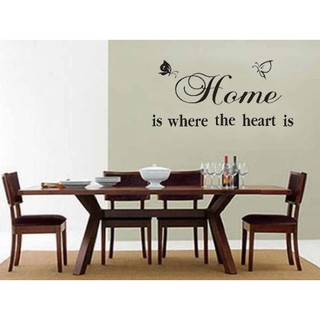 Decal dán tường chữ HOME