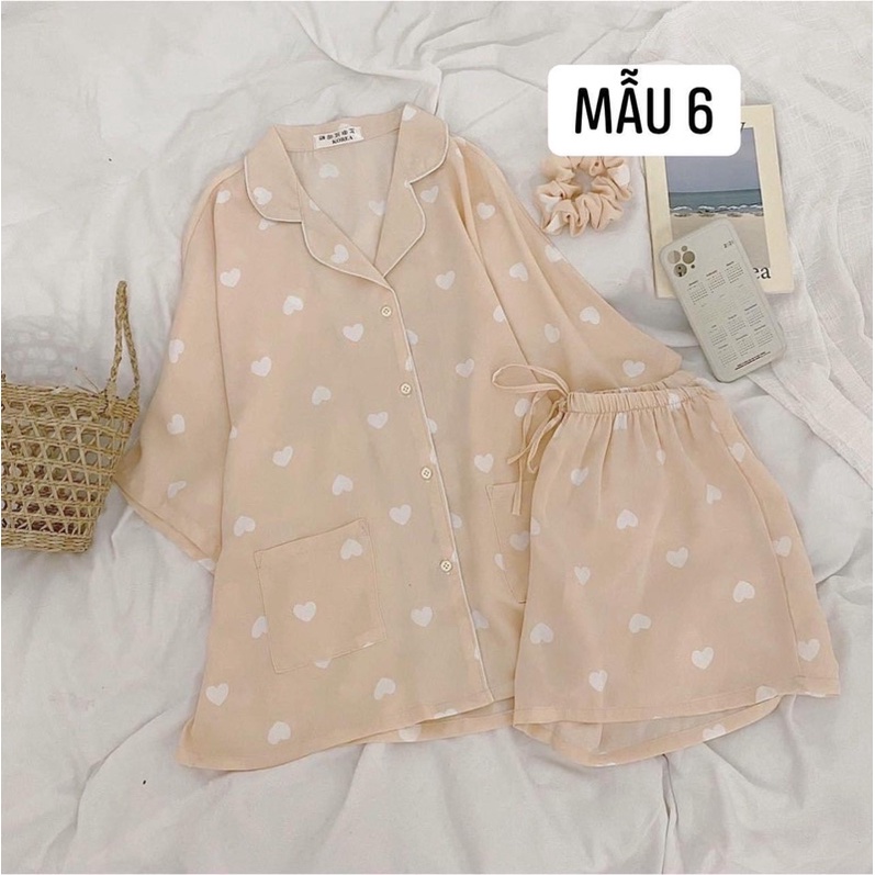 {ẢNH THẬT} Set đồ ngủ pijama hoạ tiết chất Kate thái | BigBuy360 - bigbuy360.vn