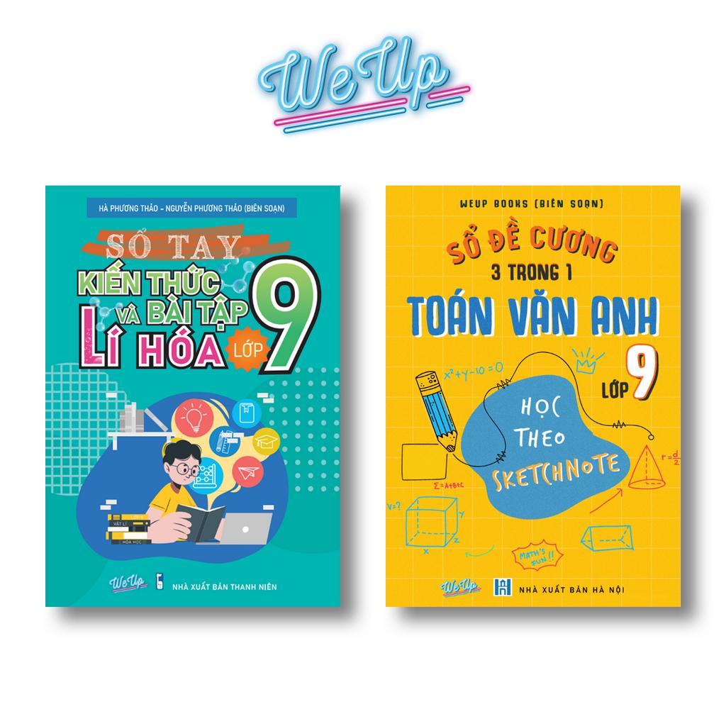 Combo Sổ Tay Đề Cương Toán Văn Anh Lớp 9 SKETCHNOTE & Sổ Bài Tập Lý Hóa Lớp 9 | BigBuy360 - bigbuy360.vn