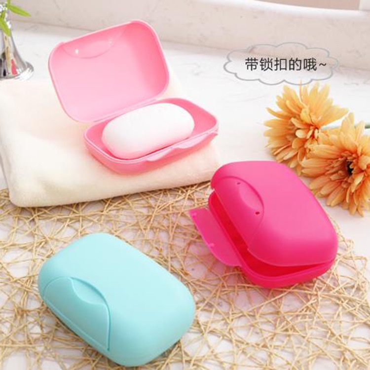 Hộp Đựng Xà Phòng Có Nắp Khóa Chống Thấm Nước Có Thể Mang Đi Du Lịch Tiện Lợi