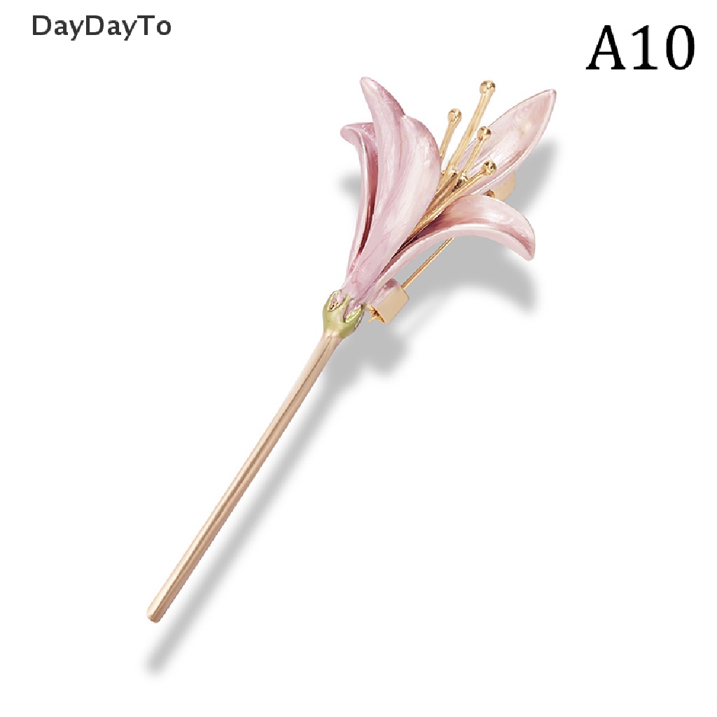 DayDayTo Rhinestone Rose Flower Brooches For Women Elegant Flower Bouquet Lapel Pins .