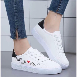 Giày Bata thêu tim cực cute 👠👠👠