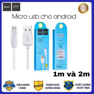 Dây Sạc Samsung💖FREESHIP💖Cáp Sạc Micro USB Android  Hoco X1 - BH Chính Hãng 12 Tháng