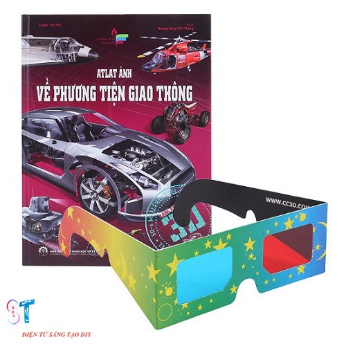 ATLAT ẢNH 3D VỀ PHƯƠNG TIỆN GIAO THÔNG (TẶNG KÈM KÍNH 3D)