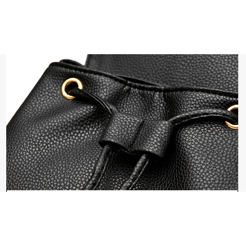 Balo da CHUWANGLIN phối khóa đơn giản xinh xắn dành cho nữ