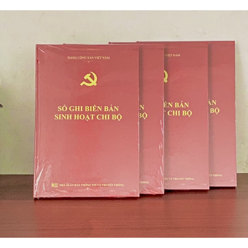 Sổ Ghi Biên Bản Sinh Hoạt Chi Bộ - 2023