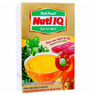 Bột ăn dặm Nuti Heo Rau Ngót Bí Đỏ 200g
