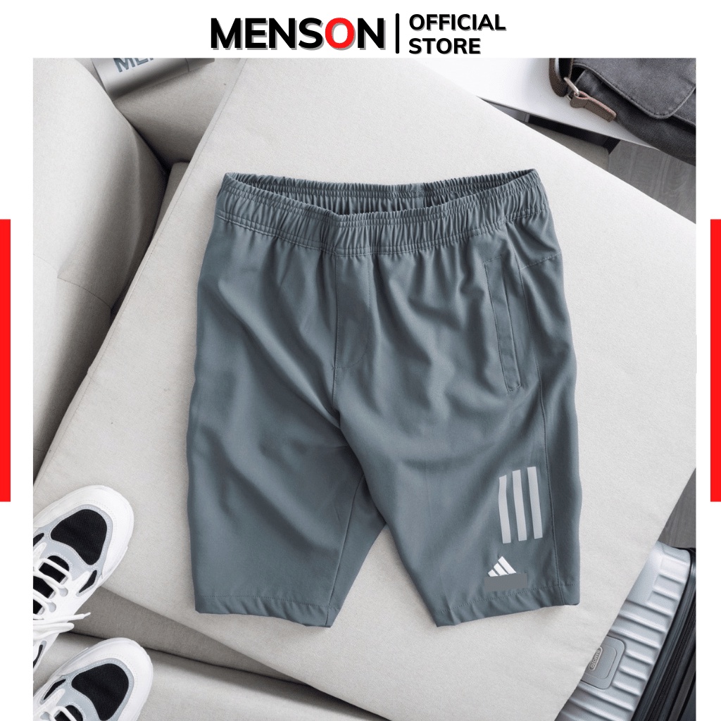 Quần đùi nam thể thao chất mát HÀNG CAO CẤP Menson MQ01 Quần ngắn nam mặc nhà thun lạnh co giãn mùa hè 2022