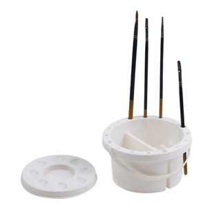 Watercolor brush cleaning tool