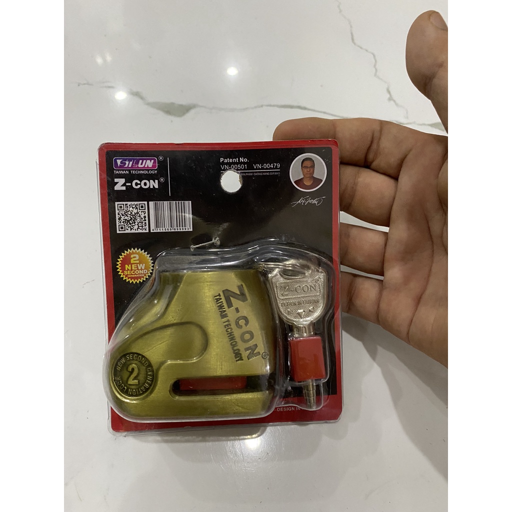 Khoá Đĩa Z- Con Mẫu Mới 2022 Chống Cắt