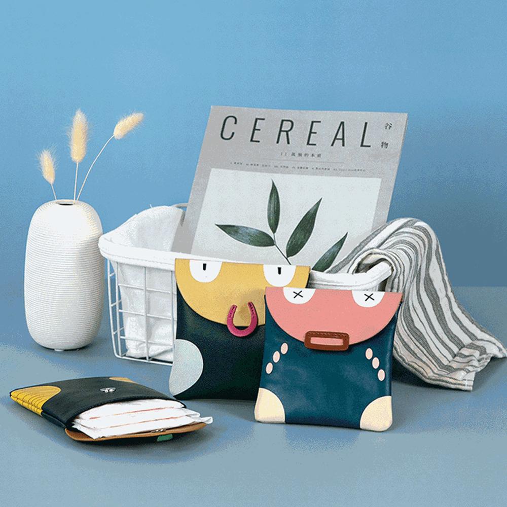 Túi Da PU Đựng Mỹ Phẩm Chống Bụi Ô Nhiễm Tiện Dụng