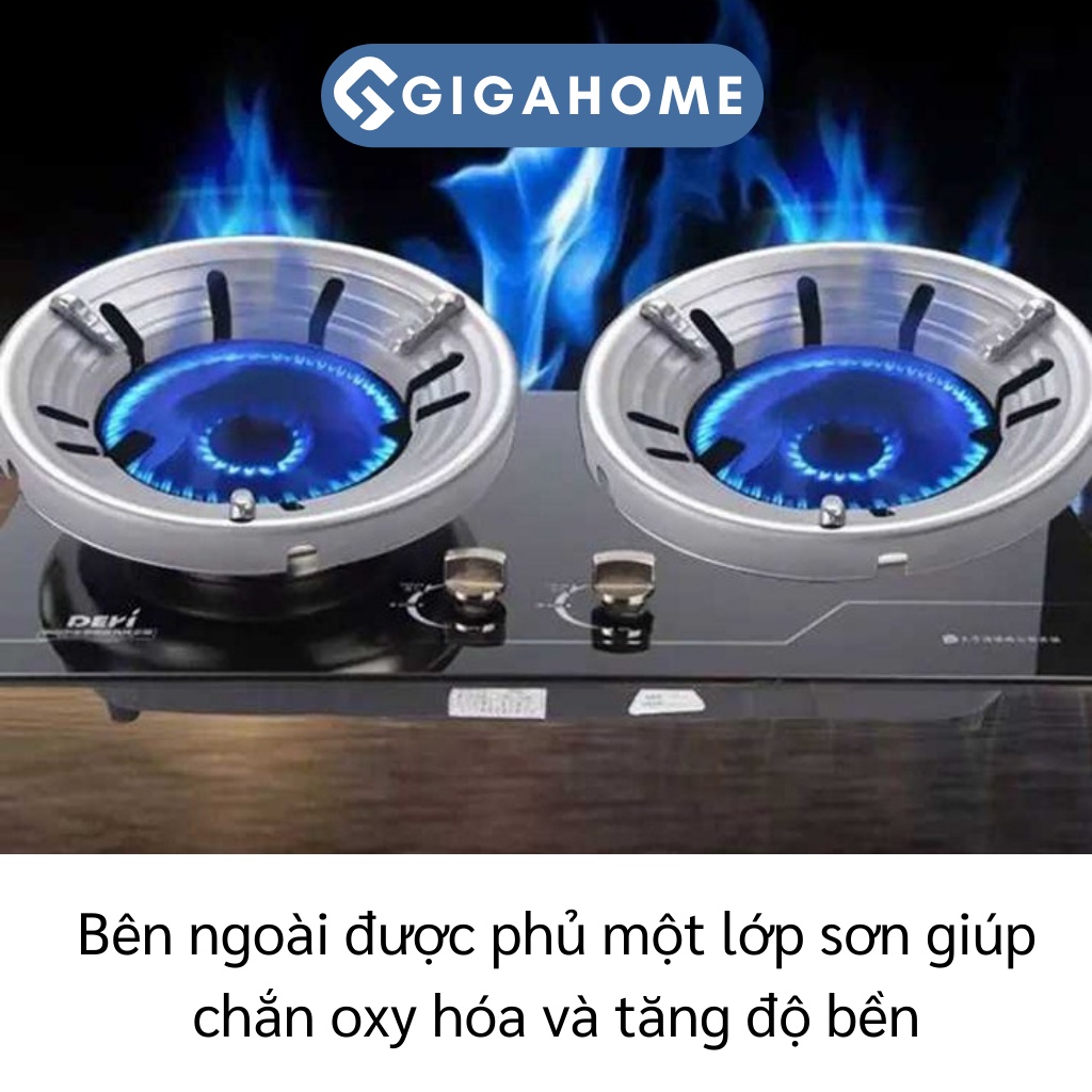 Vỉ Kiềng Chắn Gió Bếp Gas Giúp Tiết Kiệm Gas, Ngăn Nhiệt Tỏa Ra Xung Quanh GIGAHOME 4836