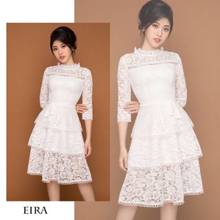 Đầm váy dự tiệc Eira dress - đầm ren tầng dáng xòe cao cấp