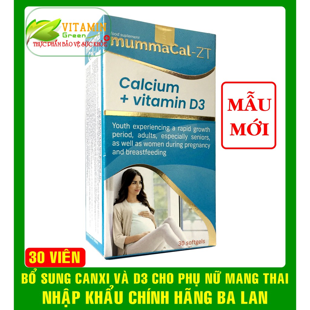 CANXI CHO BÀ BẦU MUMMACAL-ZT | NHẬP KHẨU CHÍNH HÃNG BALAN