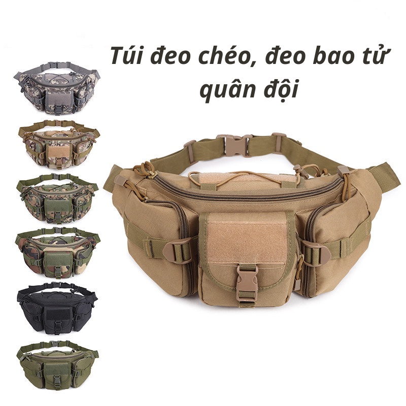 Túi Đeo Hông, đeo bụng quân đội đa năng chống nước