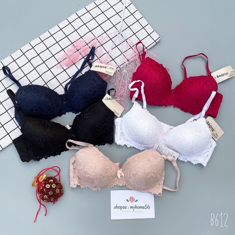 Áo ngực ko gọng ren mút mỏng B39 hàng baqiya