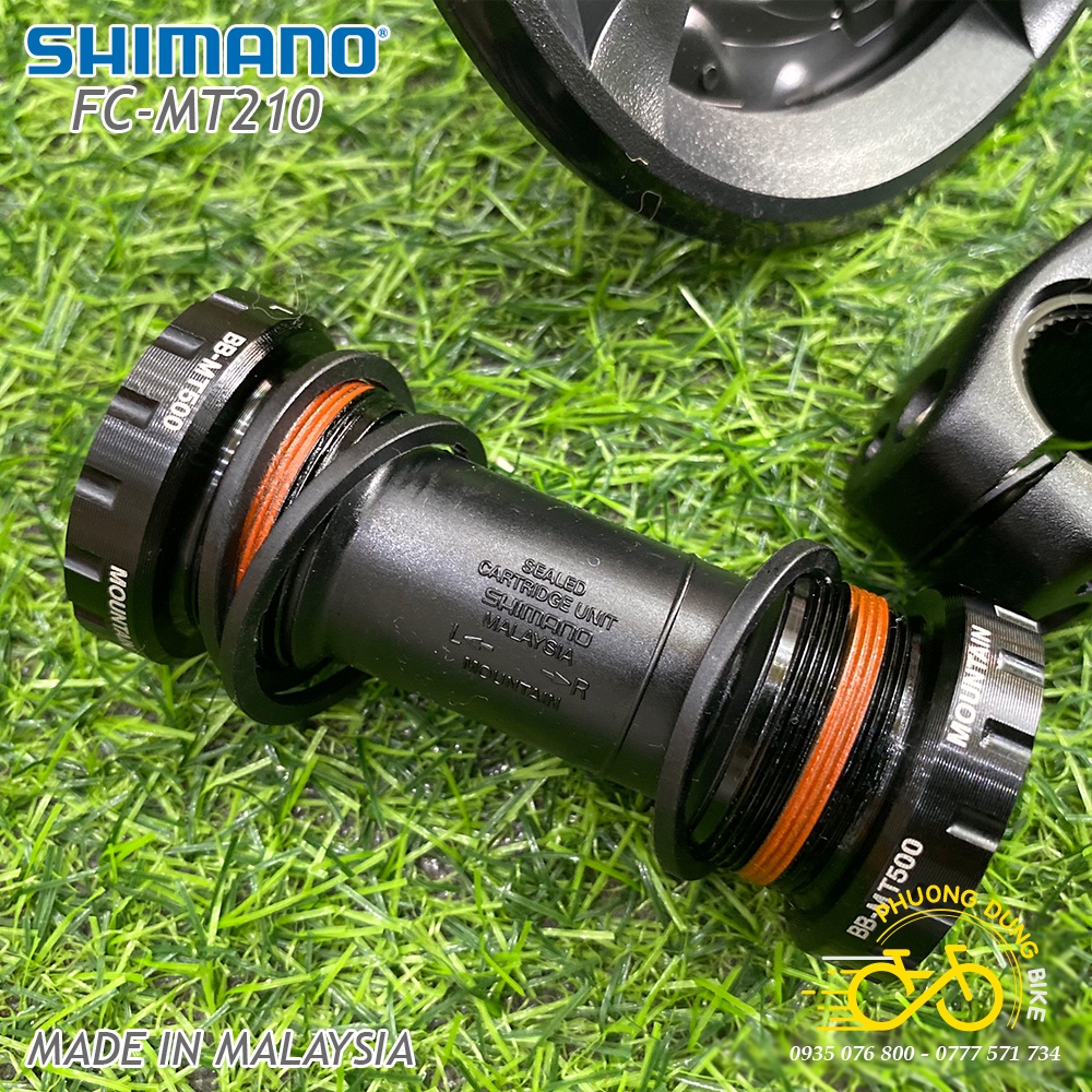 Đùi đĩa (Giò dĩa) rỗng xe đạp SHIMANO ALIVIO FC-MT210 22-30-40T - Hàng chính hãng