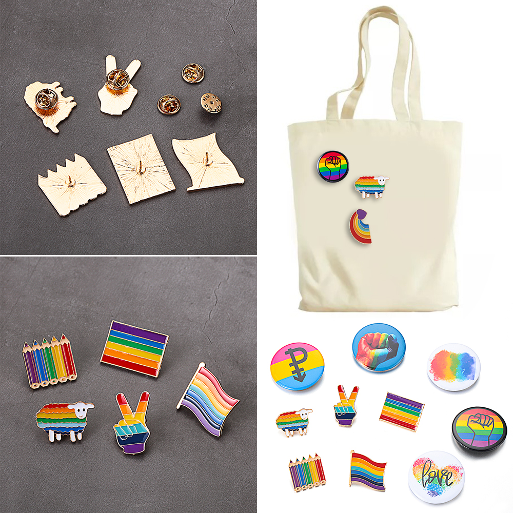 Trâm Cài Áo Hình Cầu Vồng Mihan1 Thời Trang