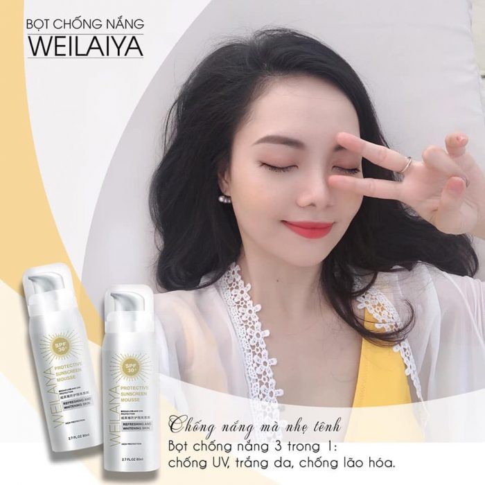 Kem Chống Nắng,Bọt Chống Nắng Weilaiya (Protetive Sunscreen Mouse) | BigBuy360 - bigbuy360.vn
