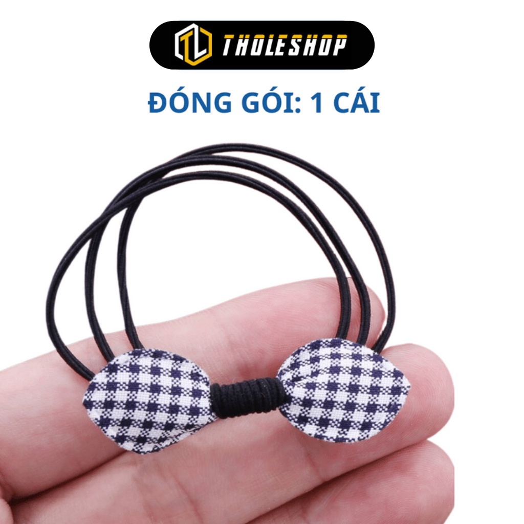 Dây Thun Cột Tóc - Dây Buộc Tóc Phối Nơ Hàn Quốc Dễ Thương Cho Nữ, Giao Ngẫu Nhiên 1072