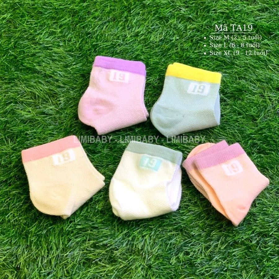 Tất lười bé trai bé gái - Vớ trẻ em cô cao dài tới mắt cá lưới thoáng nhiều màu phù hợp mang mùa hè giày thể thao TA19
