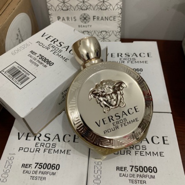 Nước hoa Versace Eros Pour Femme EDP 100ml. Tester 750060 (Hộp carton như hình)